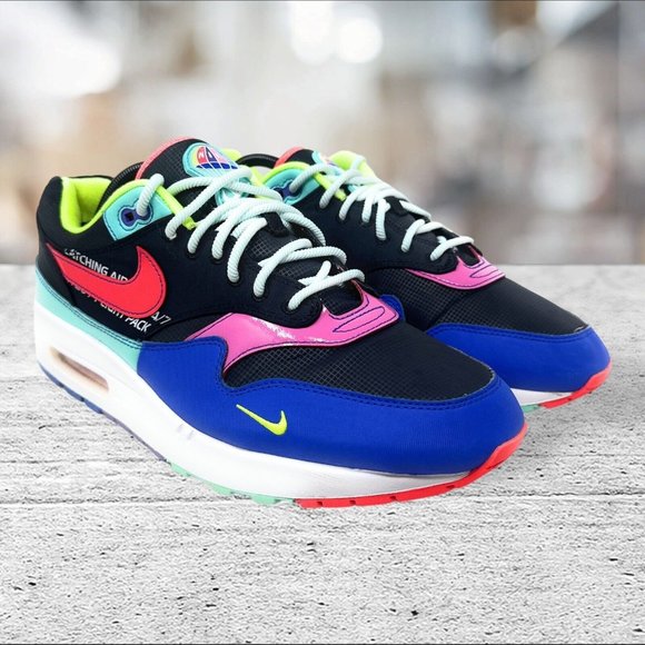 Nike Other - Nike Air Max 1 Men Sz 12 CU4713-001 Parachute Black Hyper Grapes training Shoes
